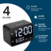 White Noise Alarm Clock Double Alarm