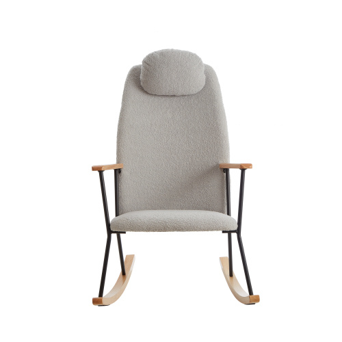 Modern Rocking Chairs Upholstered Chairs Comfortable Side Chairs For Children's Rooms, Bedrooms, Living Rooms