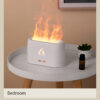 Factory Price Flame Humidifier Aroma Diffusers Machine Home Bedroom Silent Essential Oil Flame Aroma Diffuser