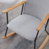 Modern Rocking Chairs Upholstered Chairs Comfortable Side Chairs For Children's Rooms, Bedrooms, Living Rooms