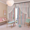 Nordic Simple Hollow Star Princess Wind Bedroom Blackout Curtains