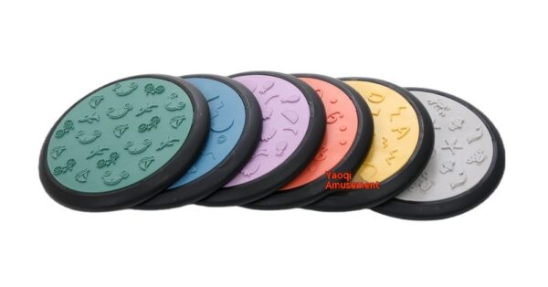 Sensory Tactile Disc Matching Toys Kindergarten Sensory Training Equipment Wood Surf Balance