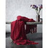 Warm Cozy Knitted Throw Blankets Red 130cm X160cm