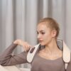 Electric Neck Massager With Heat - Neck And Shoulder Massagers For Pain Relief