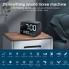 White Noise Alarm Clock Double Alarm