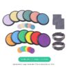 Sensory Tactile Disc Matching Toys Kindergarten Sensory Training Equipment Wood Surf Balance